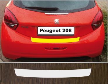 Lackschutzfolie Ladekantenschutz transparent 70 µm für Peugeot 208, Baujahre 2015 - 2019